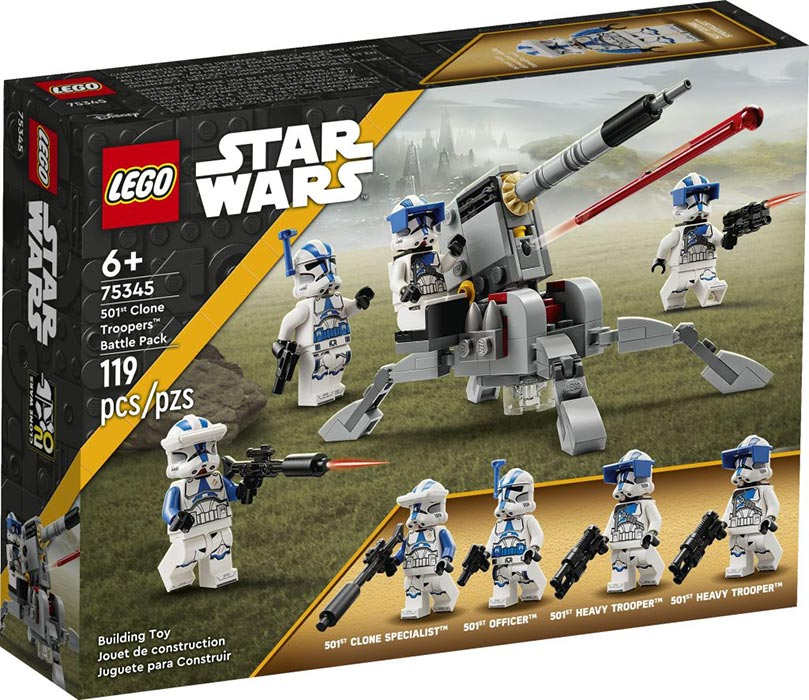 Star Wars Battle Pack Clone Troopers Legione 501 75345